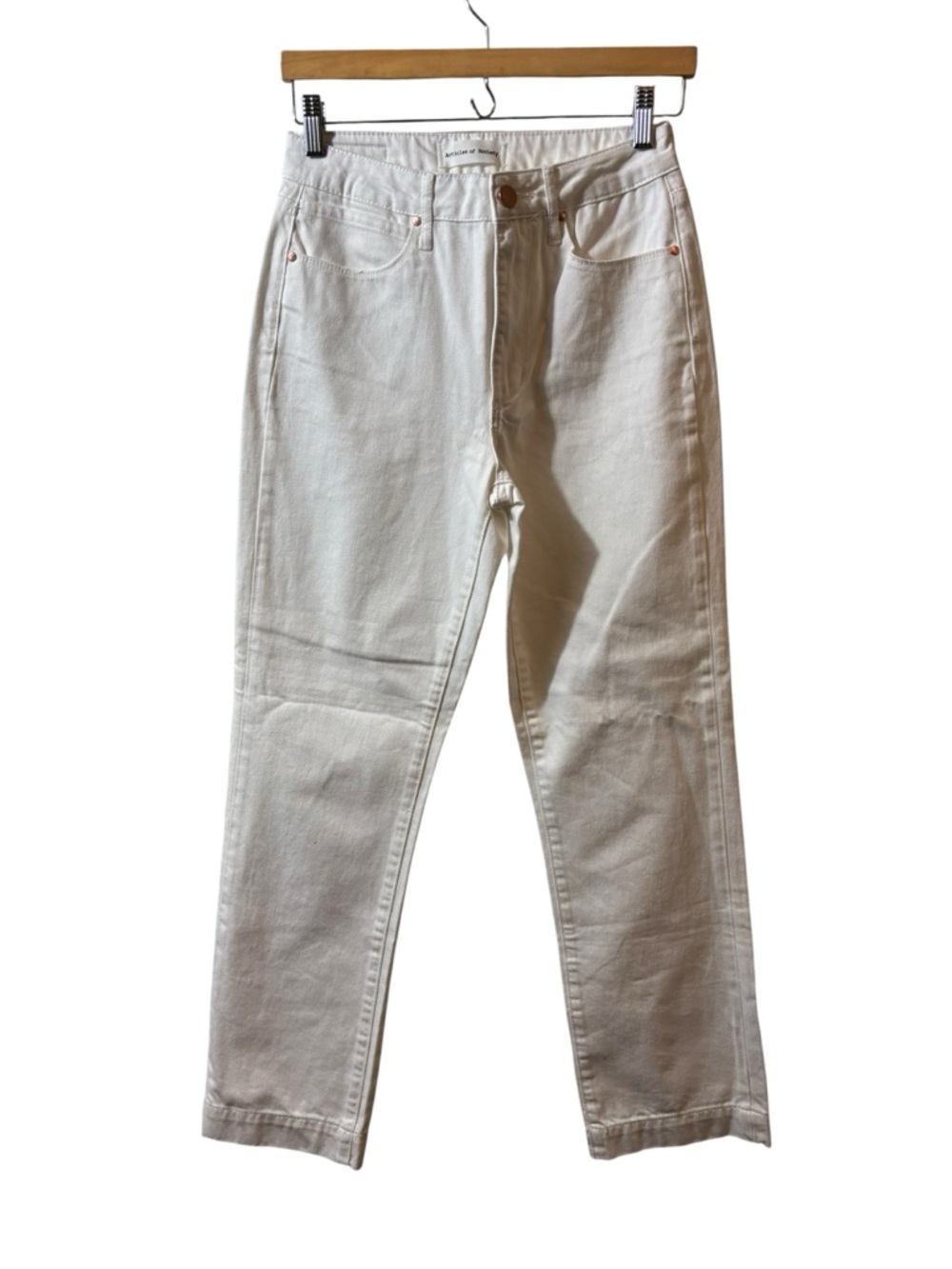 Articles Of Society | White 26 high rise super soft Jeans